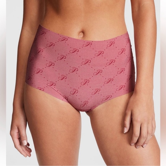 VICTORIAS SECRET PINK NO-SHOW SEAMLESS BOYSHORT PANTY UNDERWEAR . NWT - Picture 1 of 8